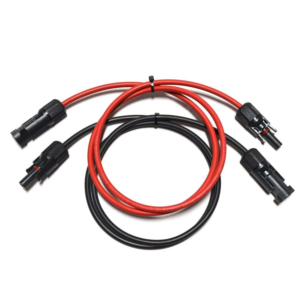 SMARTEC Solarkabel-Verlängerung 2× 1 m – 4 mm² mit Stecker/Buchse