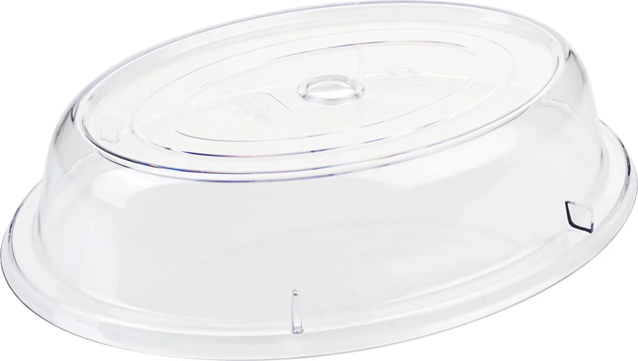 Contacto Tellerglocke – oval, Polycarbonat, 31,5 cm