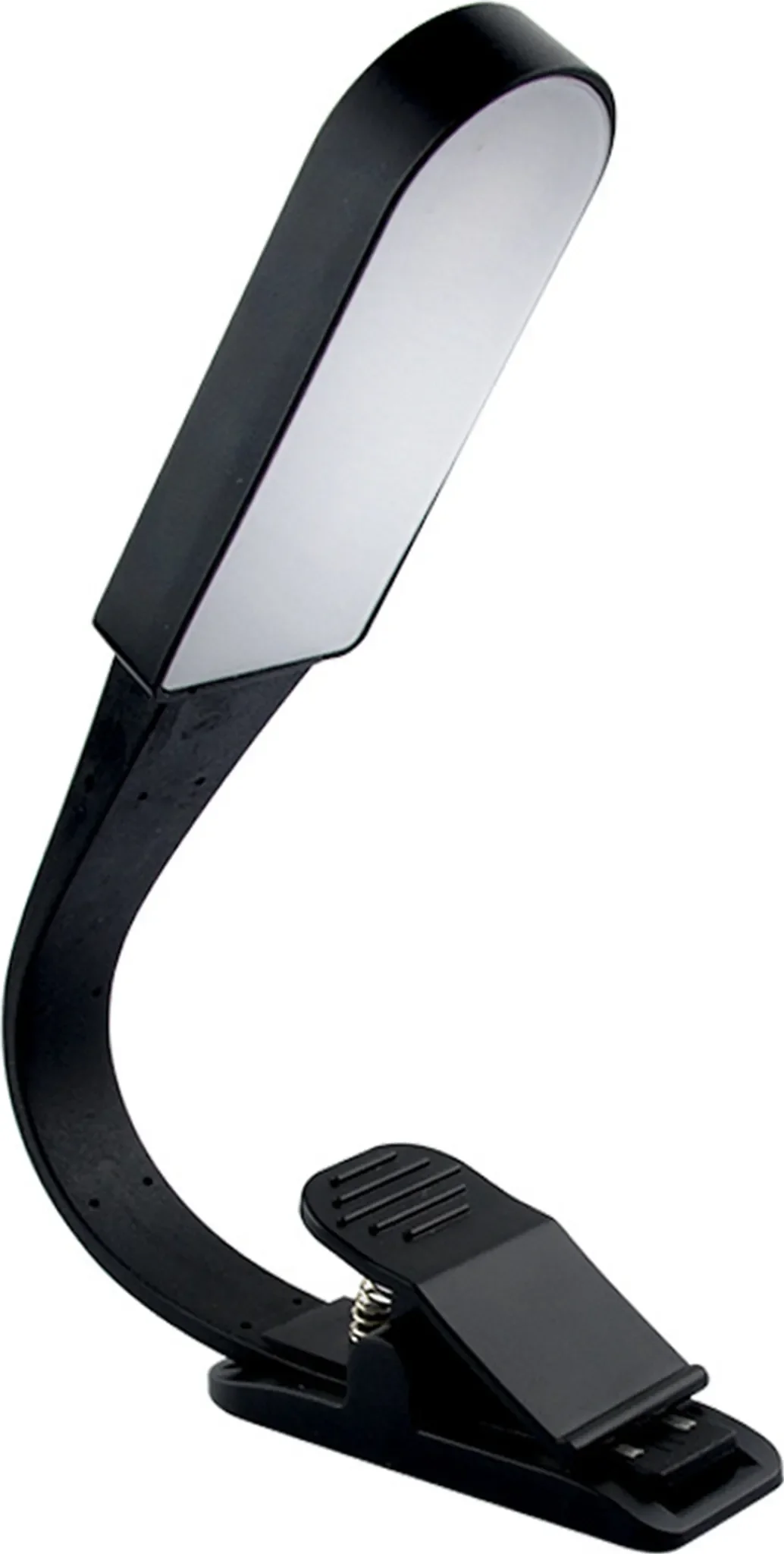 AIBECY Wiederaufladbare Clip-Leselampe – Schwarz