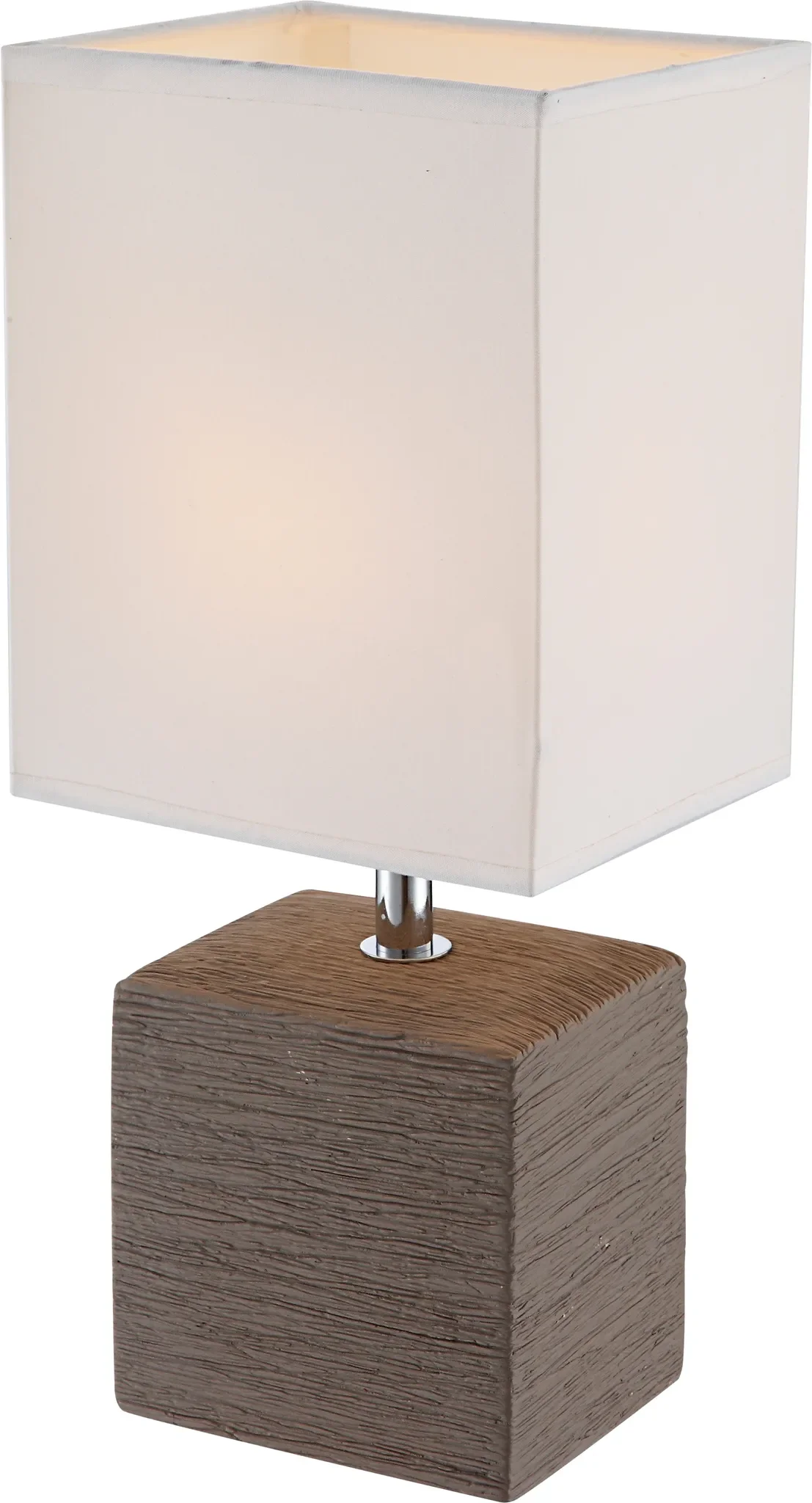 GLOBO Lighting Tischleuchte „Geri“ – Keramik & Textil