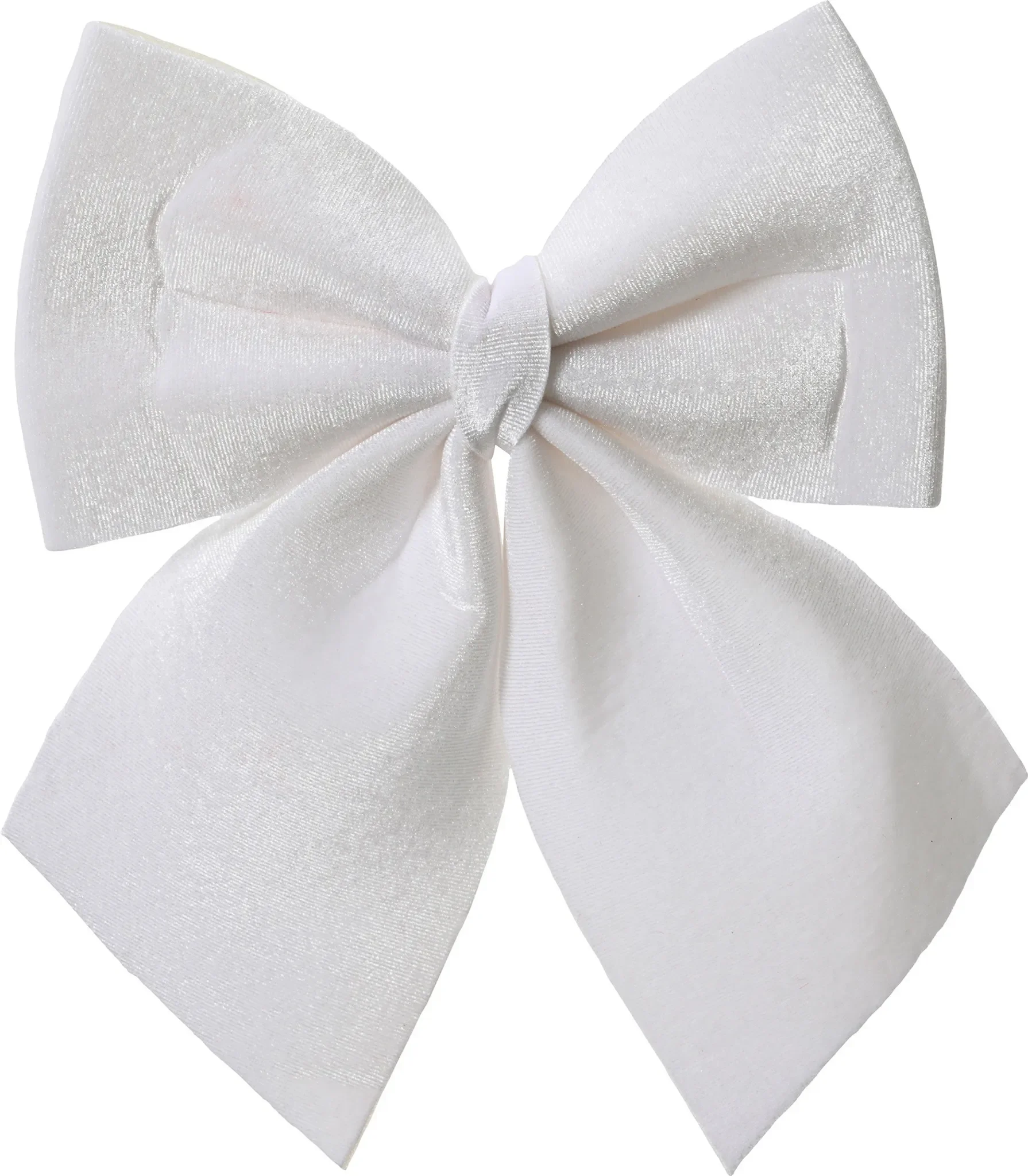 Christmas Decoration Schleifen-Set – 3er-Pack, Weiß, ca. 10 cm