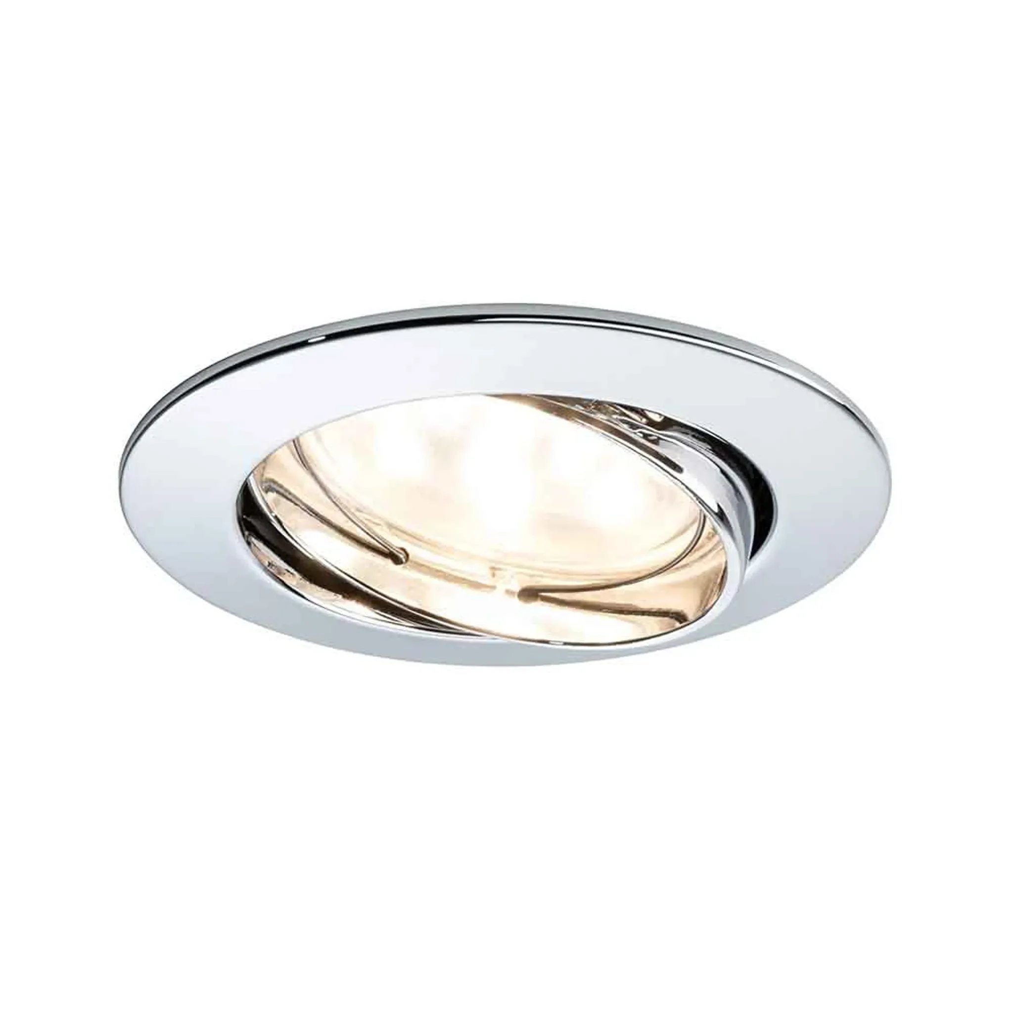 Paulmann LED-Einbauleuchte „Premium Line Coin“ – Chrom, 2700 K